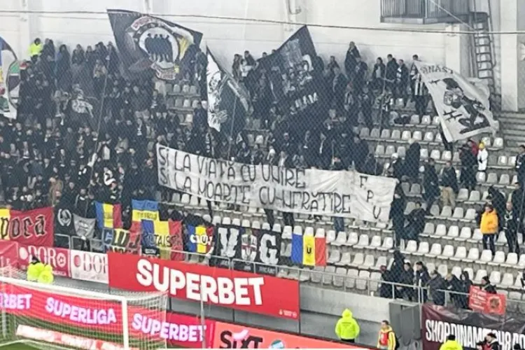 Scandal între suporteri ai U Cluj înainte de meciul de la București cu Dinamo. Câțiva au fost amendați și interziși un an pe stadion