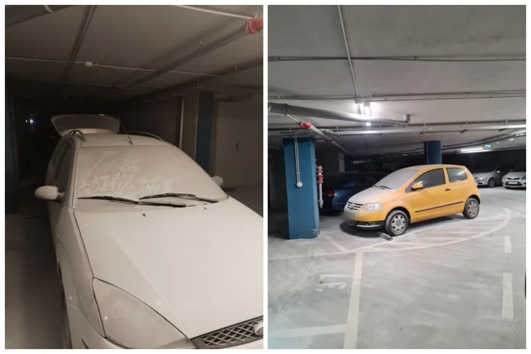 Noua metodă ,,de distracție” pentru adolescenții din Cluj: Intră în parcări și fac dezastru cu extinctoarele: ,,E plin de praf și jeg