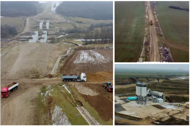 Au început, în sfârșit, lucrările la o nouă bucată din Autostrada Transilvania A3: 26 km, cu nod rutier , bretea, 19 poduri, viaducte și pasaje FOTO