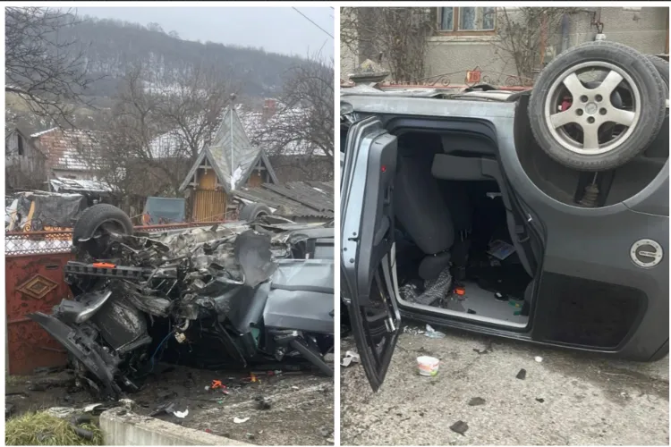 Șocant: Cum s-a produs accidentul de azi, în care o femeie s-a răsturnat cu mașina. Tânăra a furat  mașina din spălătorie. A mai avut un accident