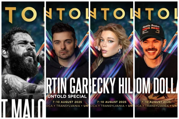 Post Malone, în premieră în România, la Cluj, la UNTOLD 2025. Lista integrală a primilor artiști confirmați la UNTOLD X, cea mai spectaculoasă ediție