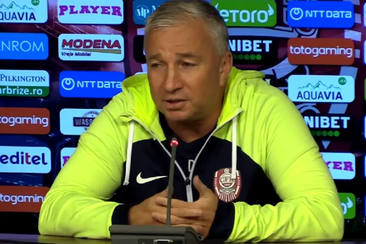 Remiză pentru CFR Cluj în deplasare cu FCSB. Dan Petrescu consideră că echipa lui merita mai mult: ,,Suntem dezavantajați din toate punctele”