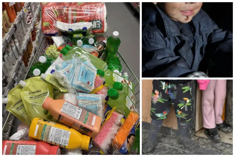 O clujeancă sufletistă strânge produse de igienă pentru familiile nevoiașe! Haideți să o ajutăm: ,,Ne doare sufletul să îi găsim cu hăinuțele murdare”