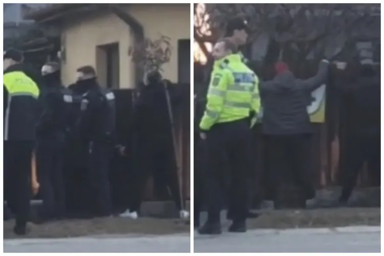 Cluj: Forțele speciale, chemate de urgență la Apahida: Zeci de persoane, în curtea poliției, după un incident grav. O persoană reținută, una la psihiatrie