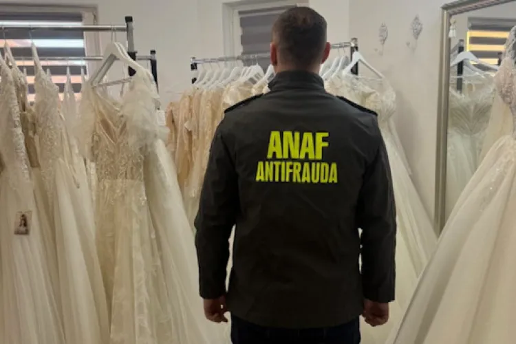 Ce capturi mai face ANAF? A confiscat peste 400 de rochii de mireasă: Frauda ar fi fost de 1,2 milioane de lei