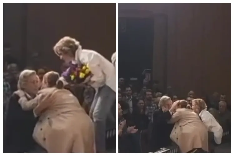 Florin Piersic a revenit la teatru, în Cluj! Aplaudat în picioare, cel mai iubit actor român a lăsat toată sala cu ochii în lacrimi VIDEO