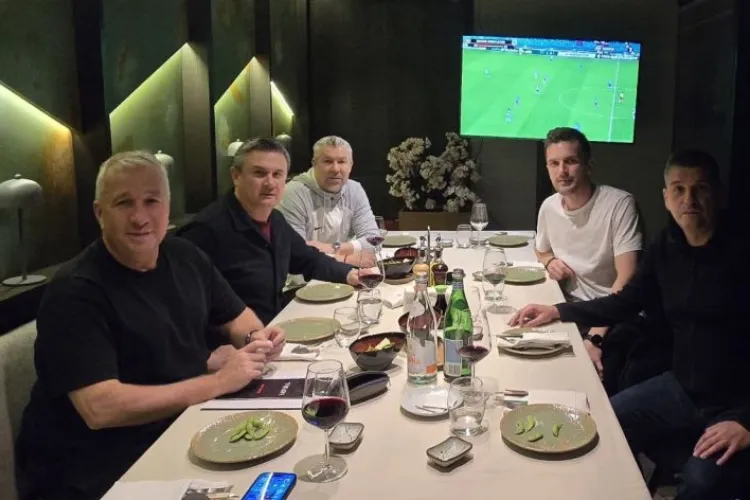 Dan Petrescu își „trădează” echipa: „Greii” CFR Cluj s-au adunat la un loc să-și susțină rivalii