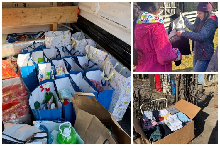 Cea mai inimoasă clujeancă continuă să ajute și de peste mări și țări! Voluntarii ei au dus pachete la peste 130 de vârstnici și familii nevoiașe din Cluj