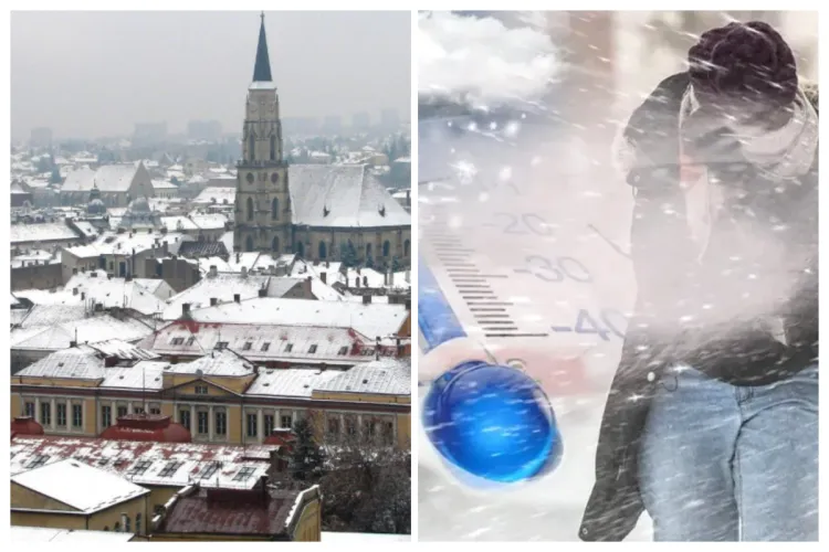 Frig năprasnic și temperaturi resimțite de -22 grade! Vreme de stat cu pisica lângă sobă la Cluj: Dacă aveați planuri de plimbări la munte, mai gândiți-vă!