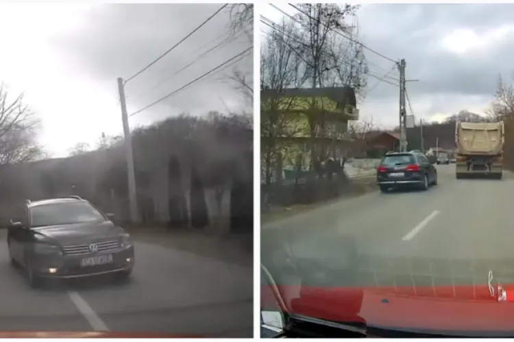 Șofer inconștient, conduce ca un dement pe drumurile din Cluj: Omora oameni nevinovați! Era prăpăd! VIDEO