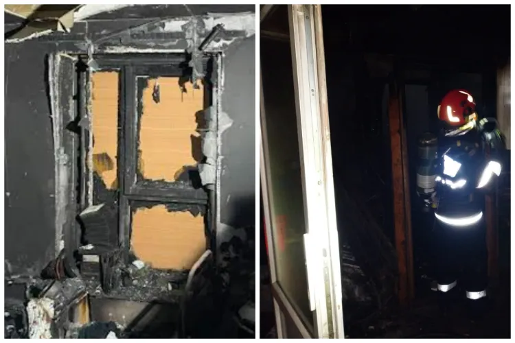 Incendiu la un bloc din Cluj pe strada Alexandru Vaida Voevod. Focul a pornit de la centrala termică a blocului 