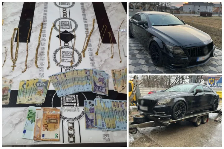 Traficant de stupefiante de 16 ani, reținut de DIICOT Cluj, alături de alte 6 persoane! Polițiștii au ridicat ,,marfă”, arme și 5 mașini de lux FOTO/VIDEO
