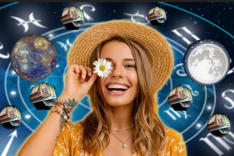 Zodiile cu noroc divin datorită conjuncției Mercur-Lună, din 1 martie 2025. Zeii le îmbogățesc: Banii apar de peste tot, iar averea lor crește peste noapte