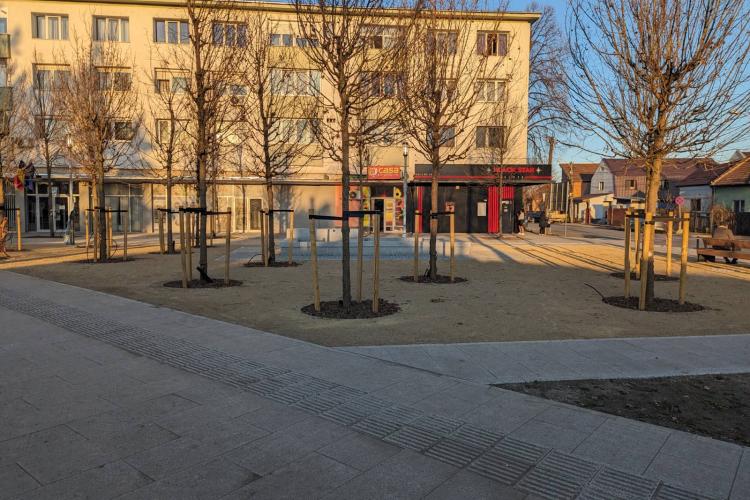 Fața unui cartier din Cluj, schimbată complet: O parcare a fost transformată în „spațiu verde”