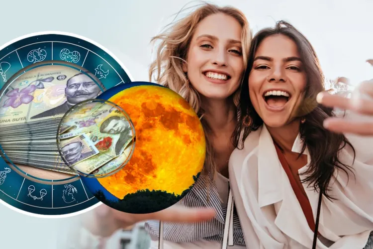 Zodiile pentru care astrele se aliniază la eclipsa totală de Lună, din 14 martie. Au triplu noroc: Banii le intră în conturi peste noapte și se îmbogățesc