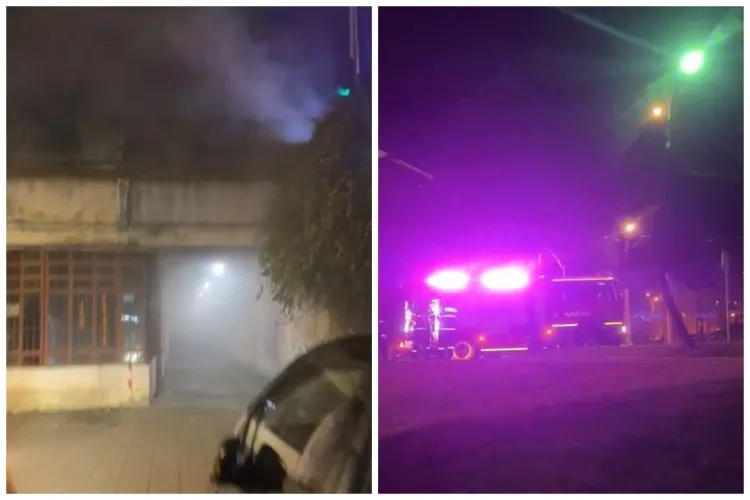 Foc în pasajul din Mănăștur, din Cluj-Napoca. Fumul dens a alertat rapid trecătorii VIDEO