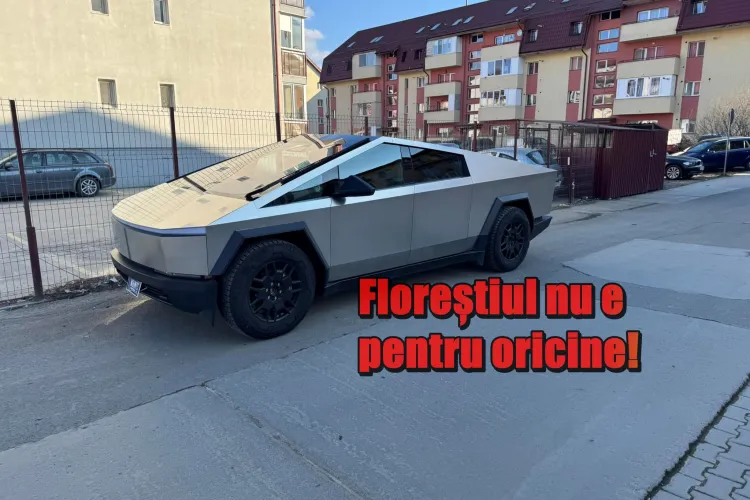 Florești-ul nu e pentru „săraci”! „Tancul” lui Elon Musk pe străzile comunei: „E mai scump decât două garsoniere din zonă. L-o fi luat la „Rabla”? FOTO