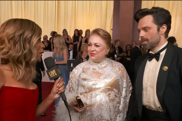 Sebastian Stan nu a uitat de România. A venit cu mama lui pe covorul roșu la Gala Premiilor Oscar