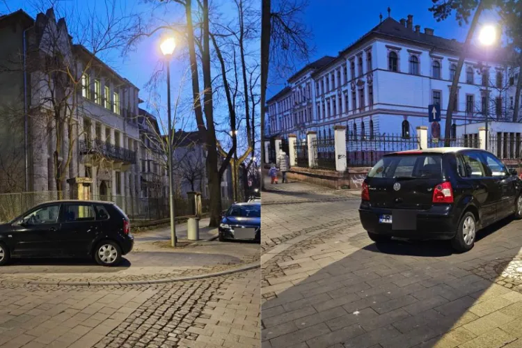 În Cluj, regulile de trafic nu sunt „obligatorii” pentru toată lumea: șoferii „descurcăreți” parchează unde vor ei