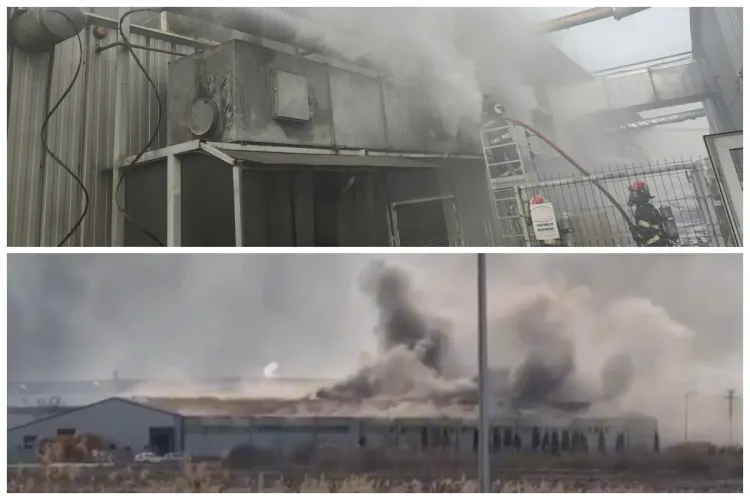 Cluj: Incendiu PUTERNIC la un depozit: 50 de persoane evacuate! Angajați evaluați de medici la fața locului/ Acționează pompierii din 3 județe- VIDEO/FOTO 