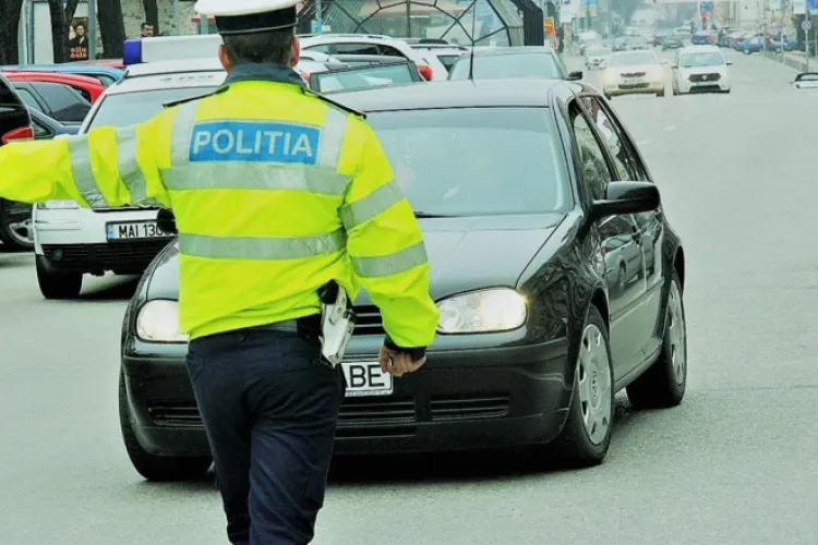 Cluj: Șofer prins conducând un autoturism cu număr de înmatriculare fals. Nici măcar nu era mașina lui