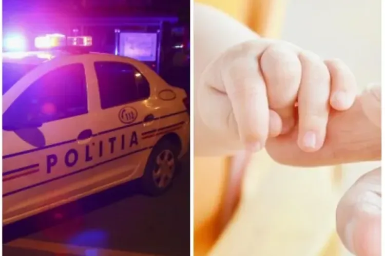 Scene șocante! Un nou-născut a fost aruncat în toaleta din curte de concubinul mamei sale! Polițiștii au intervenit de urgență 