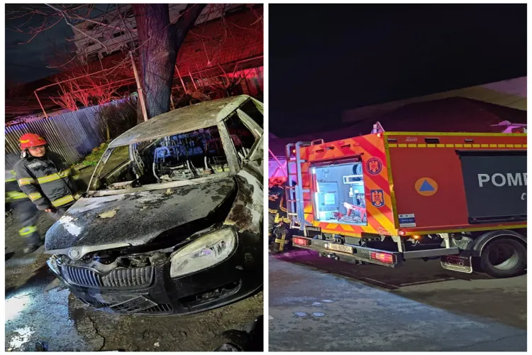 VIDEO Scene de coșmar aseară în Cluj-Napoca! Clujeanul care a incendiat o mașină după un conflict violent cu coproprietarul a ajuns după gratii