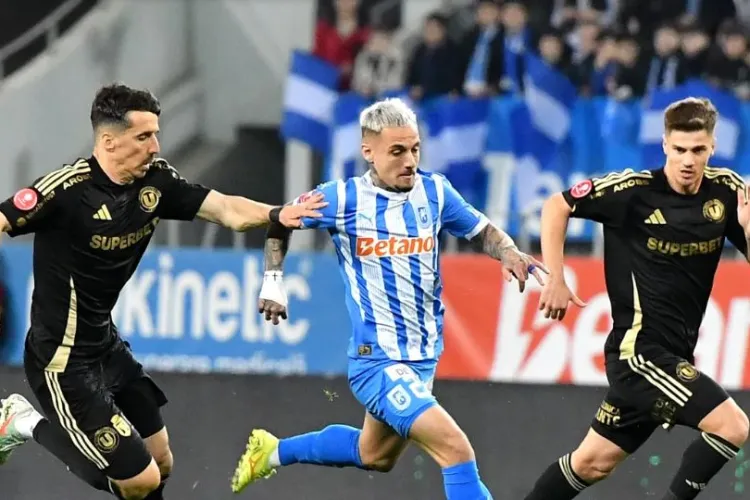 U Cluj - „zdrobită” în prima partidă din playoff. Studenții au primit o lecție de la Universitatea Craiova. Sabău și-a ținut pe bancă golgheterul