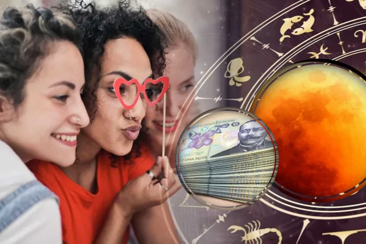 Trei zodii norocoase pentru care expresia „fac bani și când dorm” e reală, odată cu Luna „Sângerie”: Au noroc chior la bani și se îmbogătesc din senin