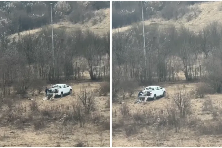 VIDEO Cât de nesimțit să fii să faci așa ceva? Gest incalificabil al unui clujean filmat de un localnic. Nu a scăpat nepedepsit! 