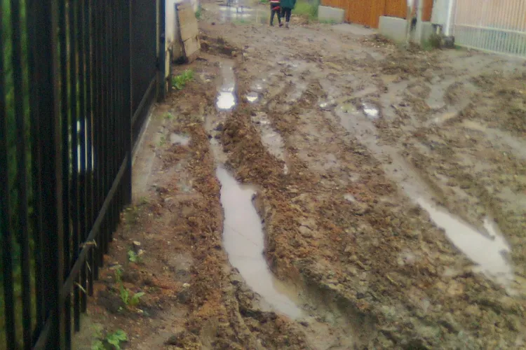 Locatarii de pe strada Ioachim Olteanu, din Floresti: Nu vrem sa ajungem cu "rahatul" in strada Galerie FOTO