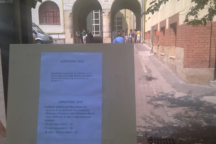 ADMITERE UMF Cluj 2011: Vezi numarul de locuri si taxele pentru concurs