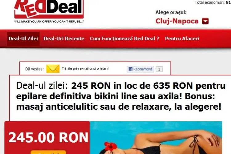 61% reducere la epilare definitiva! Timp de o saptamana platiti 245 lei in loc de 635 lei pentru epilare definitiva (P) 