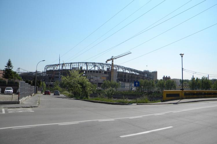 Stadionul "Cluj Arena" nu va fi inaugurat in noroaie! A fost semnat contractul de amenajare a fatadei