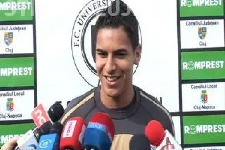 Atacantul Universitatii Cluj, Gabriel Machado: Imi doresc sa castigam titlul