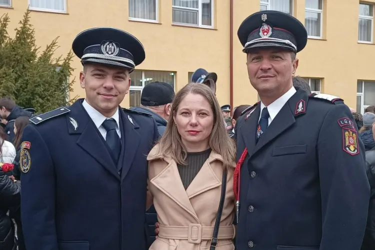 Așa arată o familie în slujba clujenilor: Tatăl pompier, fiul polițist! „Poate fiul meu va fi jandarm. Așa vom fi reprezentanți și acolo” 