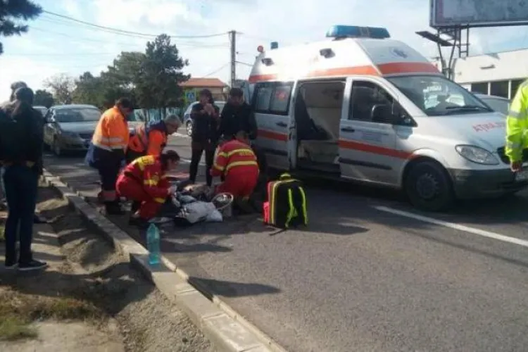 Cluj: Fetiță de 7 ani, lovită în plin de o mașină condusă de un șofer de 18 ani! A ajuns la spital/Copila a traversat strada printr-un loc nepermis 