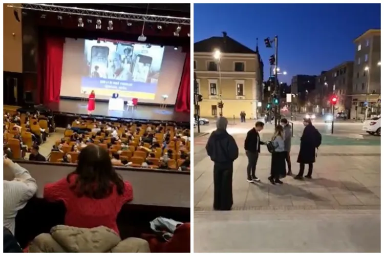 Scandal la Casa de Cultură a Studenților Cluj! Conferință pentru tineri, întreruptă de scandări de „Alertă antifascistă” Ce i-a „mânat” pe tineri VIDEO