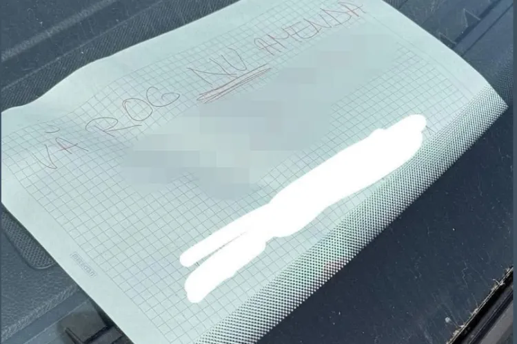 Cu ce bilet simpatic a încercat o șoferiță să-i impresioneze pe polițiști și să scape de amendă: „Așa ceva merge doar în Ardeal!”