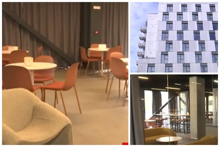 Uite că se poate și la noi! Elevii unei școli profesionale din Ardeal locuiesc într-un cămin școlar de TOP. Seamănă cu un hotel de lux - VIDEO 