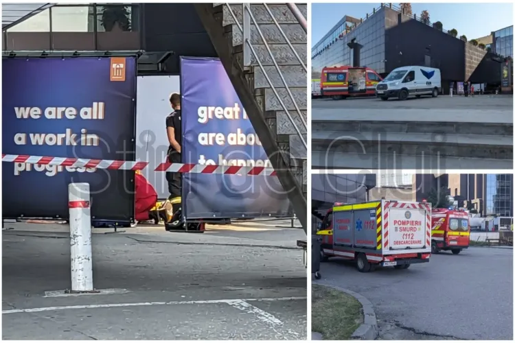 Șocant! Clujeancă, în stare gravă după ce a căzut de la înălțime la Iulius Mall Cluj. I se aplică manevre de resuscitare/UPDATE: Femeia a murit VIDEO