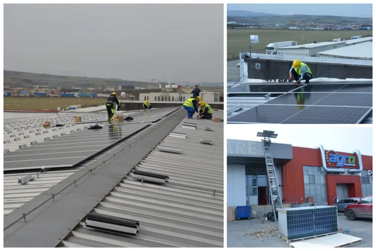 Centrul Agro Transilvania Cluj va funcționa cu energie verde! A început construirea parcului fotovoltaic/Când vor fi gata lucrările FOTO 