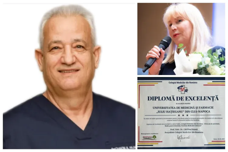 Medicul Nadim Al Hajjar, cel care a făcut primul transplant hepatic la Cluj, a primit un premiu prestigios pentru cercetare/UMF Cluj, diplomă de excelență 