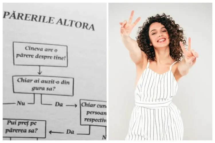 Cea mai simplă schemă despre cum să nu îți bați capul cu ce cred alții despre tine: Obosit de gura lumii? Uite cum să nu-ți mai pese! FOTO