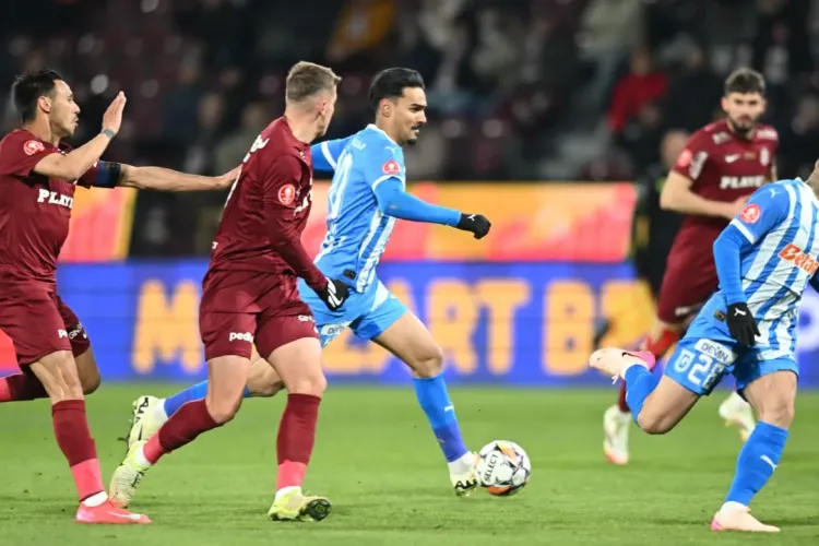 Accidentare foarte gravă pentru un jucător important al CFR Cluj. Intervenția cu crampoanele pe gleznă l-a făcut indisponibil 