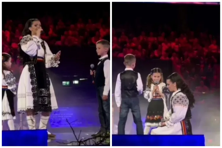 Georgiana Lobonț copleșită de emoții aseară la BT Arena Cluj! Moment unic alături de copiii ei în fața a 10 mii de fani: „Ei sunt rugăciunea mea” VIDEO