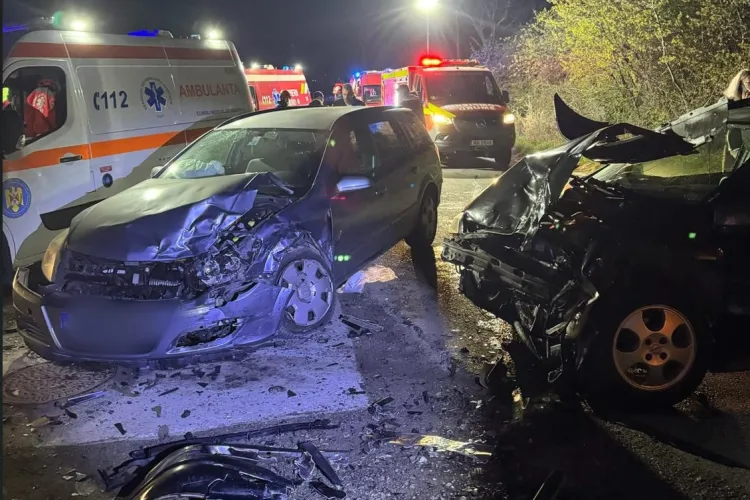 Accident GRAV în Cluj-Napoca. Patru persoane, printre care două adolescente, au fost rănite. Un bărbat încarcerat FOTO