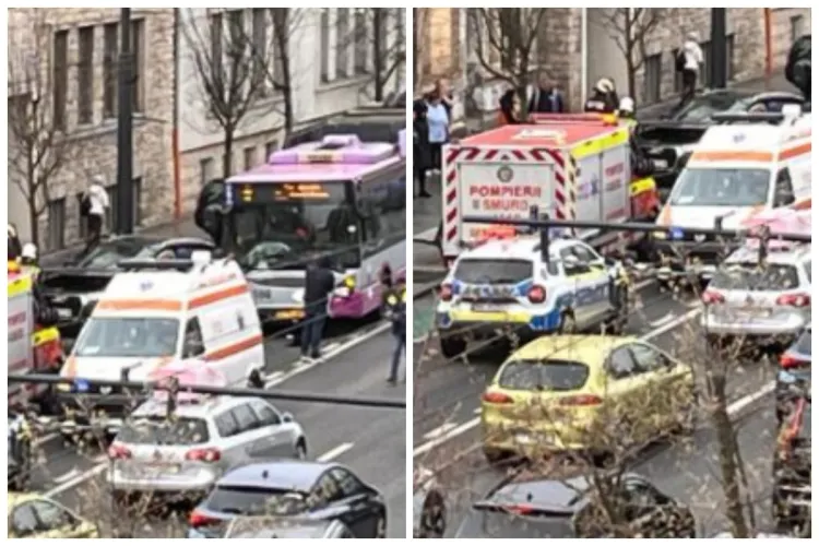  Cum s-a produs accidentul de pe B-dul 21 decembrie 1989 din Cluj, în urma căruia un bărbat a rămas încarcerat? S-a izbit cu mașina de un troleibuz FOTO