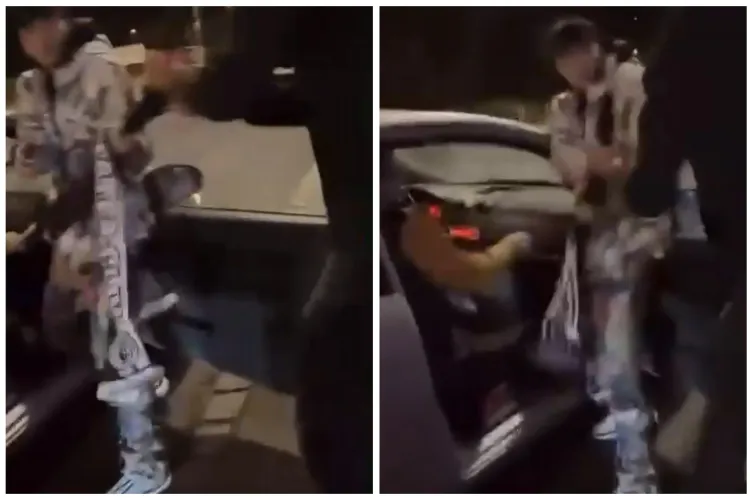 Trei fani CFR Cluj au fost reținuți de polițiști, după ce au smuls steagul și fularul din mâinile unui suporter U Cluj!Sunt cercetați pentru tâlhărie VIDEO