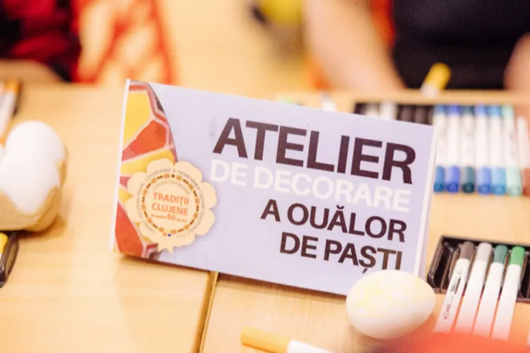Faceți-le celor mici o bucurie înainte de Paște: Ateliere gratuite de încondeiat ouă pentru copii, la Iulius Mall Cluj. Trebuie să vă înscrieți în avans
